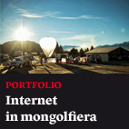 Internet in mongolfiera